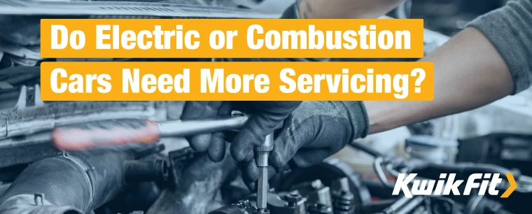 Mechanic servicing a car