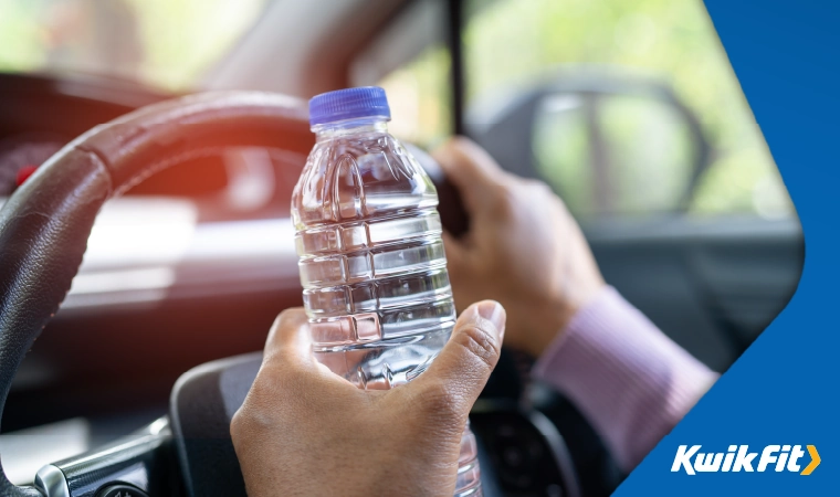 keep hydrated with water