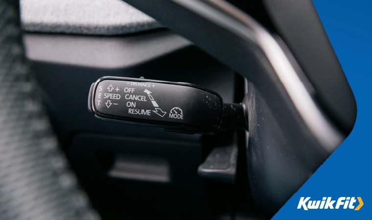 left hand stalk of a steering wheel